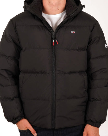 Tommy Jeans Essential Daunenjacke Schwarz