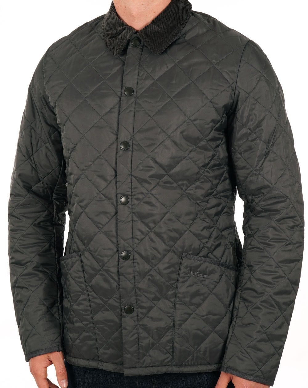 Barbour Heritage Classic Steppjacke Anthrazit