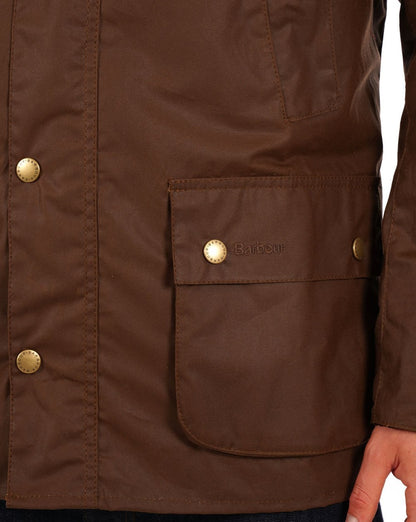 Barbour Ashby Wachsjacke Braun