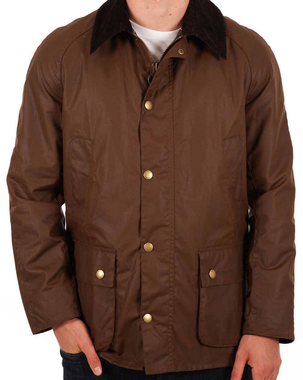 Barbour Ashby Wachsjacke Braun
