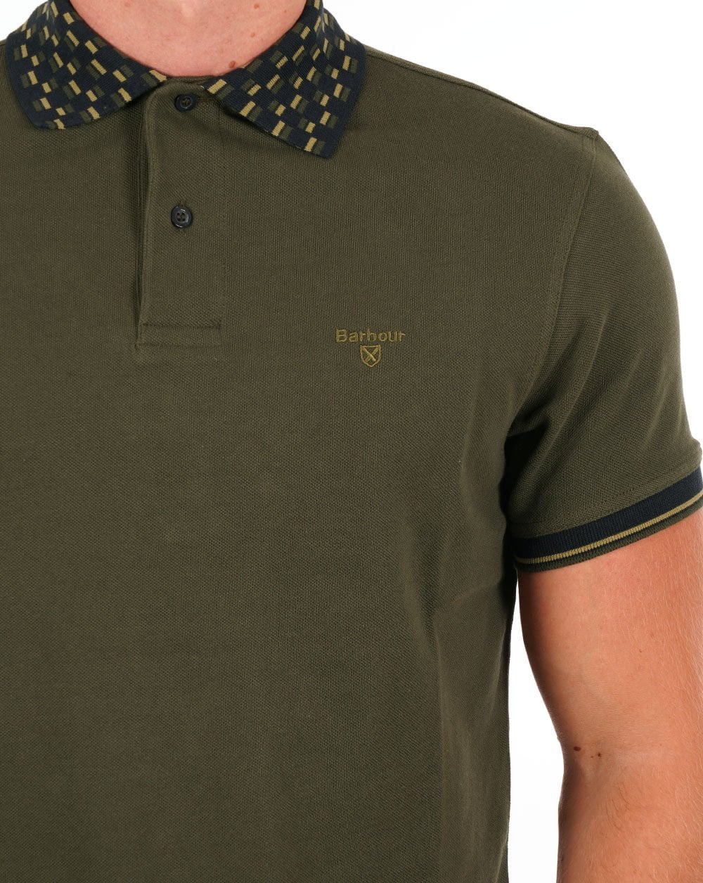 Barbour Middleham Poloshirt Dunkeloliv
