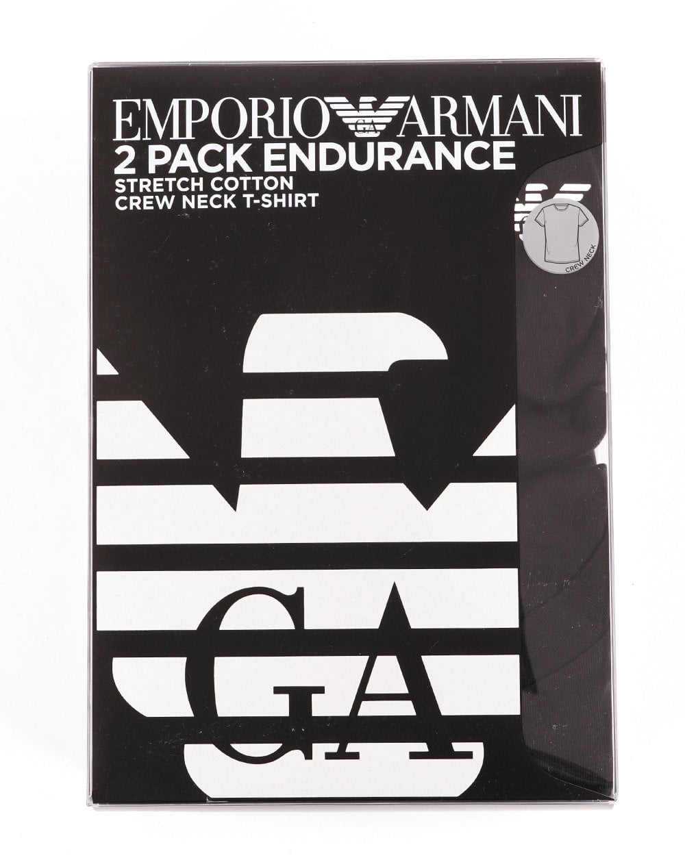 Emporio Armani 2er-Pack T-Shirts Schwarz/Schwarz