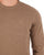 Barbour Pima Cotton Crew Neck Jumper Military Brown