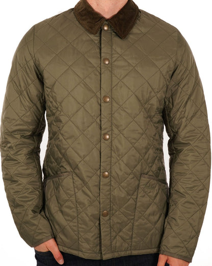 Barbour Heritage Classic Steppjacke Helles Moos