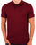 Luke Hong Kong Jersey Polo Shirt Burgundy