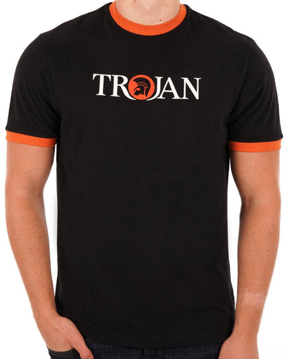 Trojan Helm Logo T-Shirt Schwarz