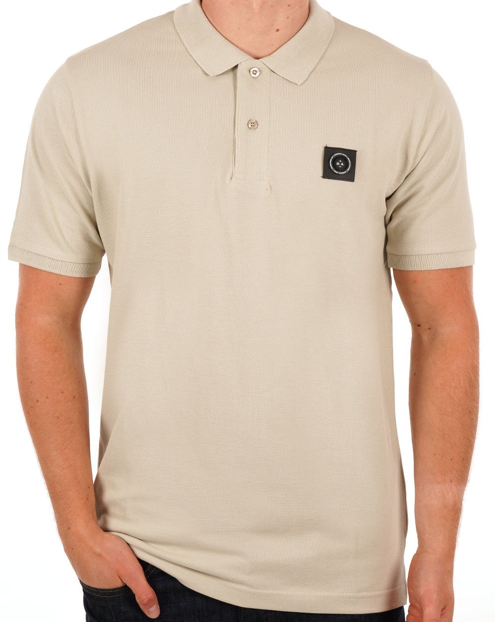 Marshall Artist Siren Poloshirt Stone