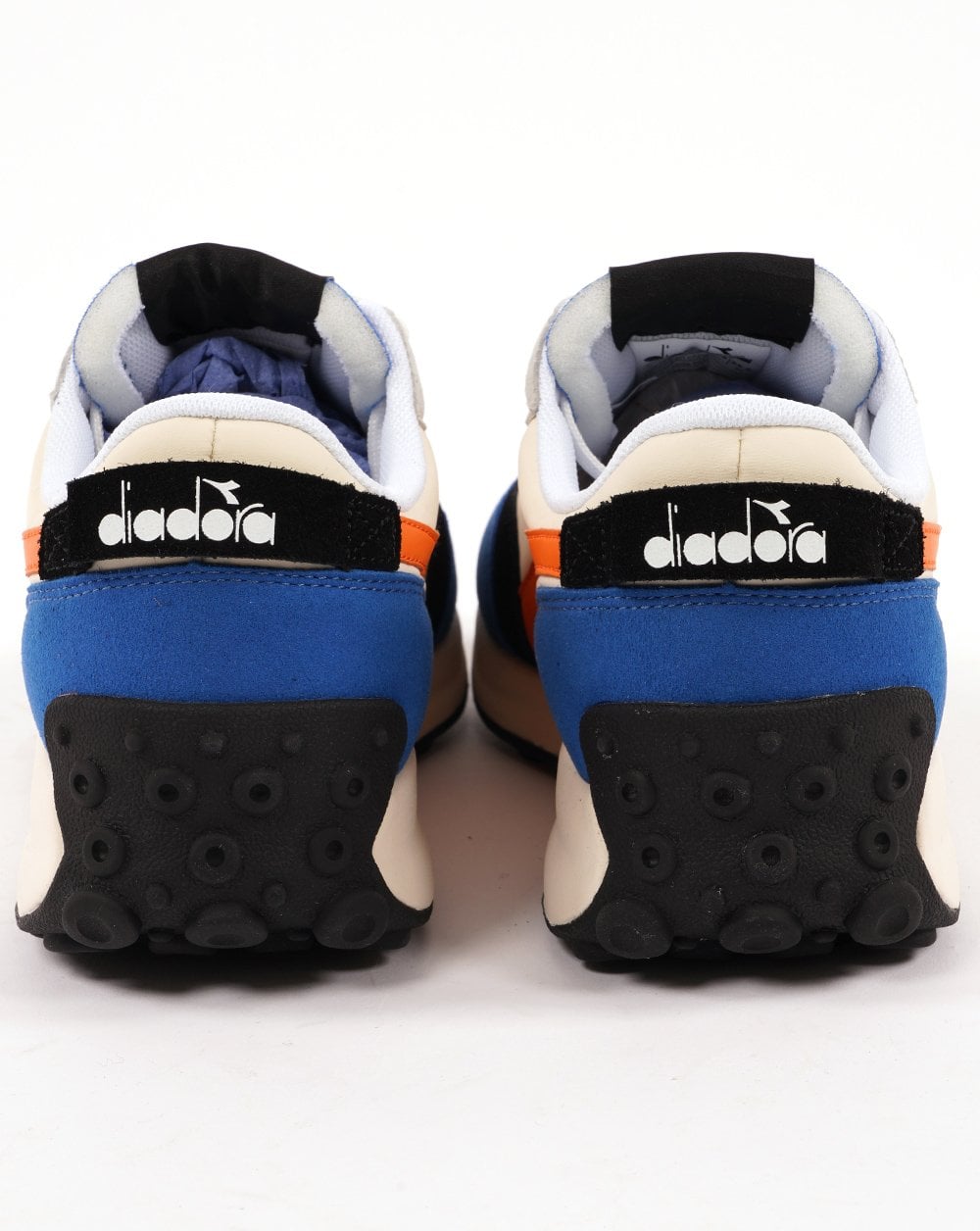 Diadora RACE NYL Trainer Off White/Snorkel Blue