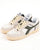 Diadora Magic Basket Suede Trainer White/Dark Green