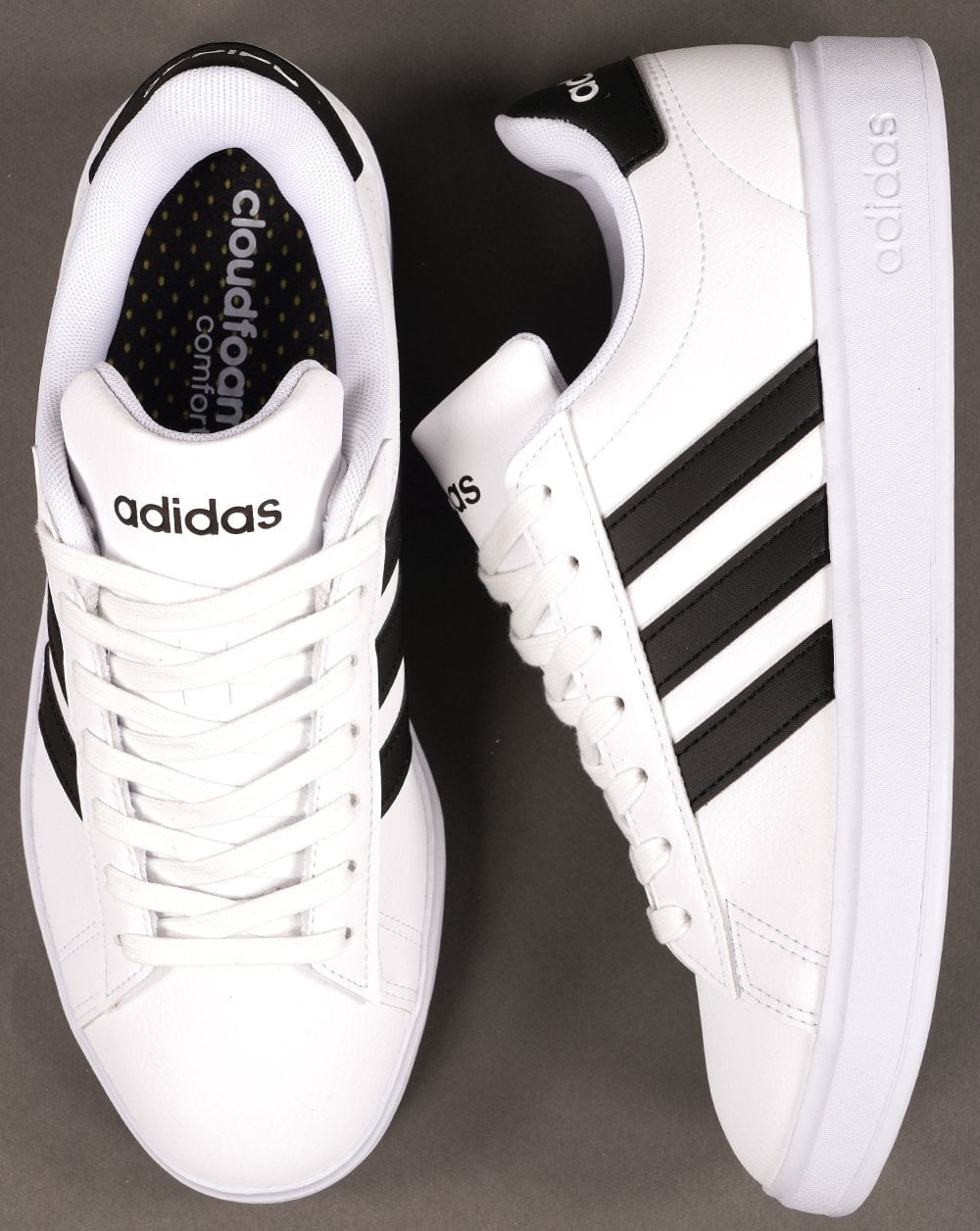 Adidas Grand Court 2.0 Turnschuhe Weiß/Schwarz