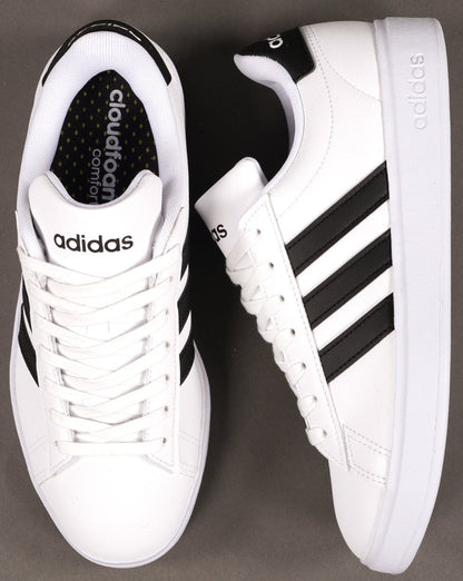 Adidas Grand Court 2.0 Turnschuhe Weiß/Schwarz