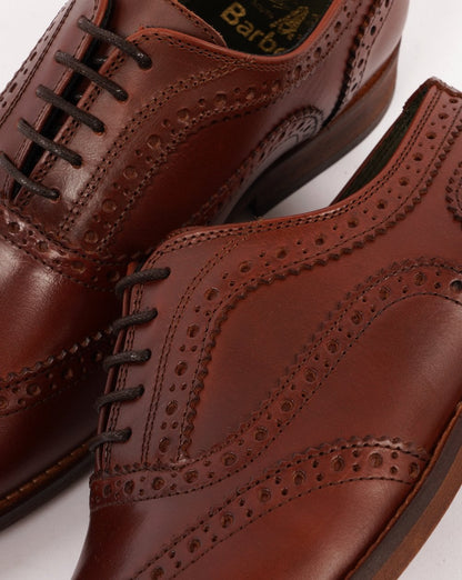 Barbour Isham Brogue-Schuh Mahagoni