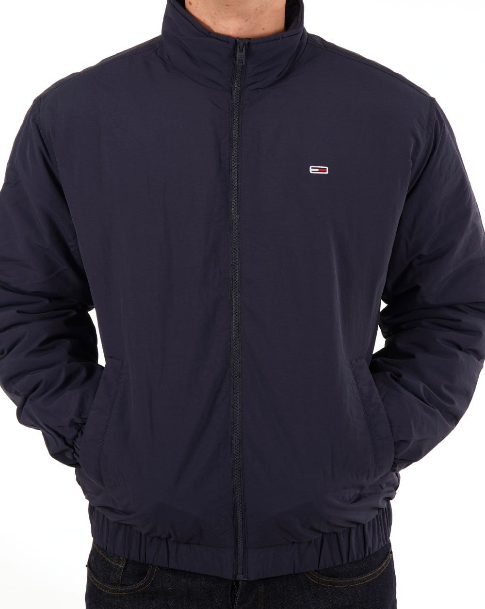 Tommy Jeans – Essential – Wattierte Jacke in Marineblau