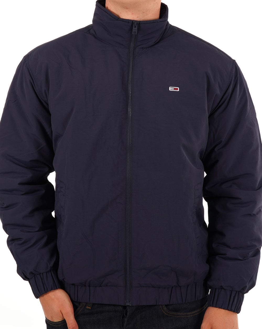 Tommy Jeans – Essential – Wattierte Jacke in Marineblau