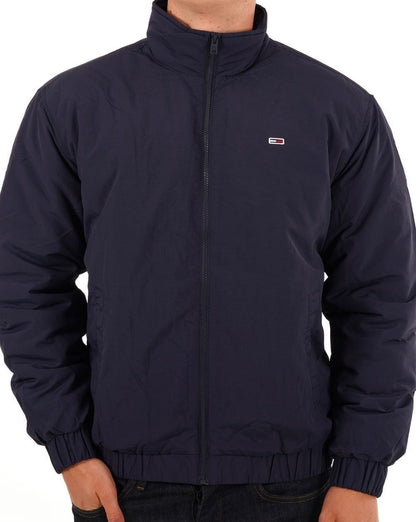 Tommy Jeans – Essential – Wattierte Jacke in Marineblau