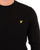 Lyle & Scott Grid Knit Crew Neck Jumper Black