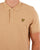 Lyle & Scott Grid Texture Polo Shirt Biscuit