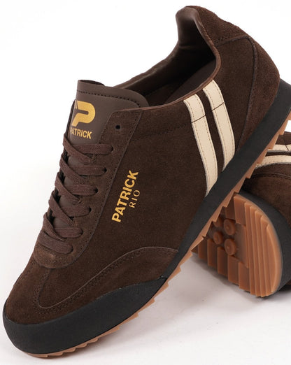 Patrick Rio Sneakers Braun-Creme