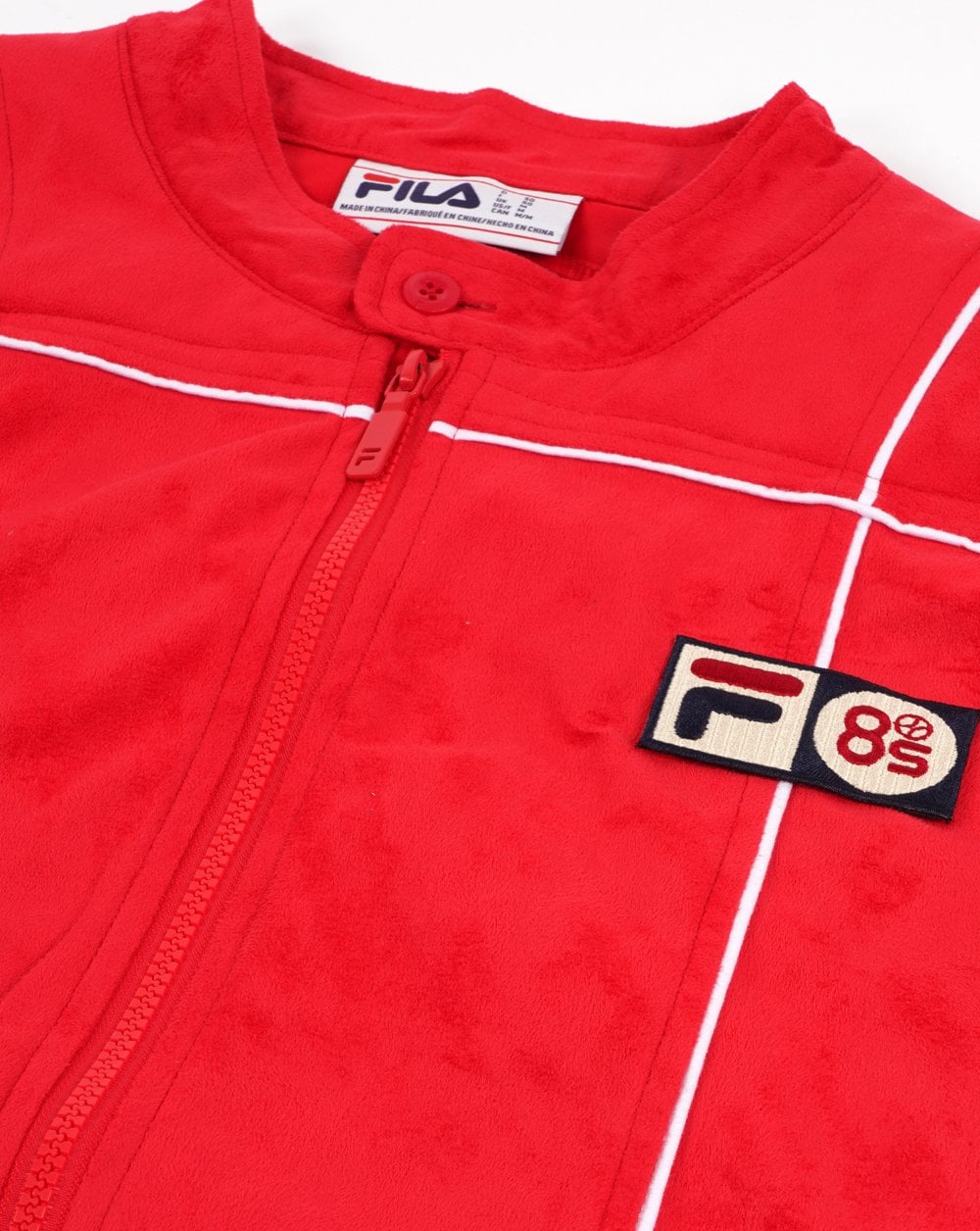 Fila Vintage Terrinda Mk3 Pro Badged Track Top Red/white
