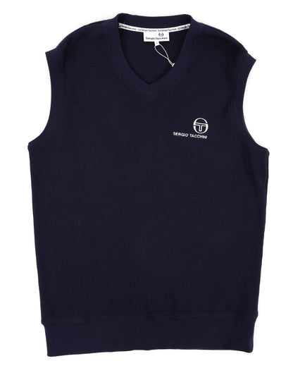 Sergio Tacchini Waffel Tank Top Navy