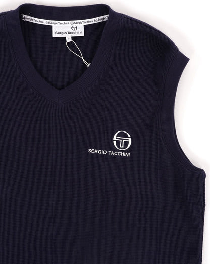 Sergio Tacchini Waffel Tank Top Navy