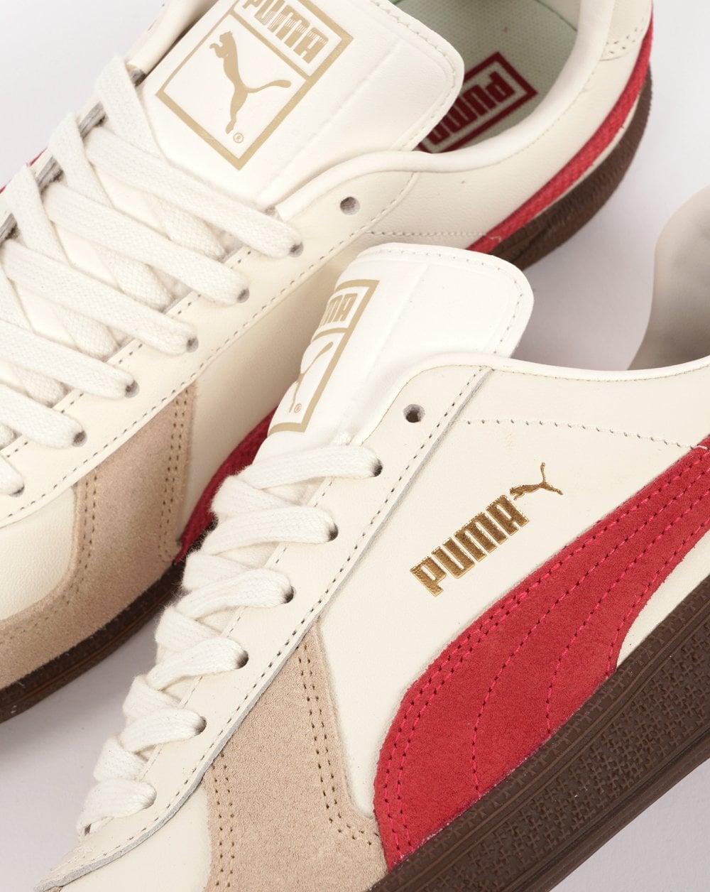 Puma Army Trainer Off White/Stein/Rot