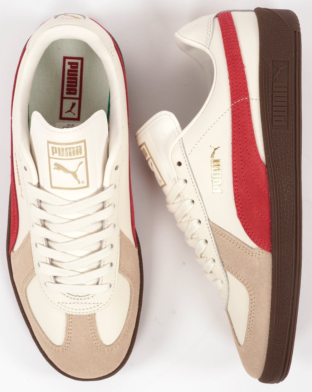 Puma Army Trainer Off White/Stein/Rot