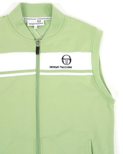 Sergio Tacchini Masters Ärmelloses Trainingstop Grün/Weiß