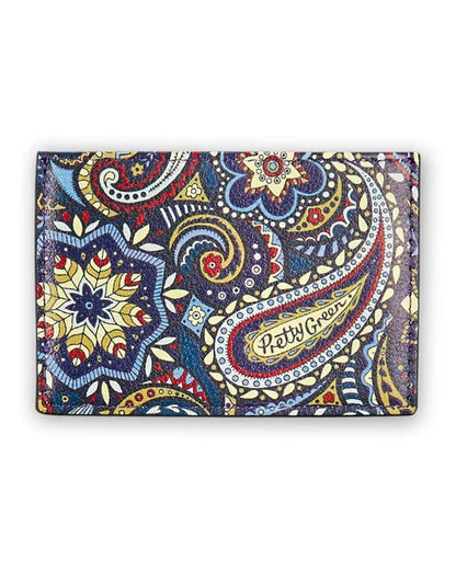 Pretty Green Marriott Paisley-Kartenetui Blau