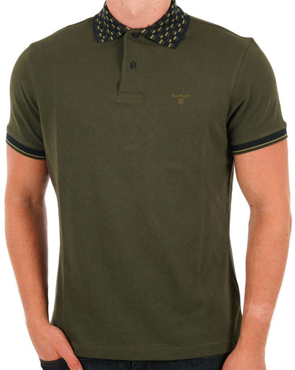 Barbour Middleham Poloshirt Dunkeloliv