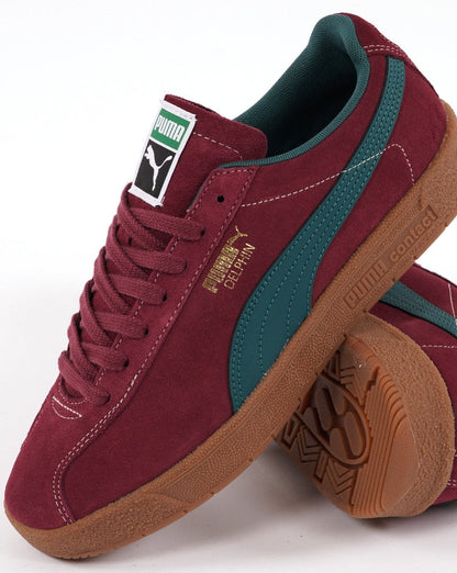 Puma Delphin Trainer Weinrot/Dunkelgrün