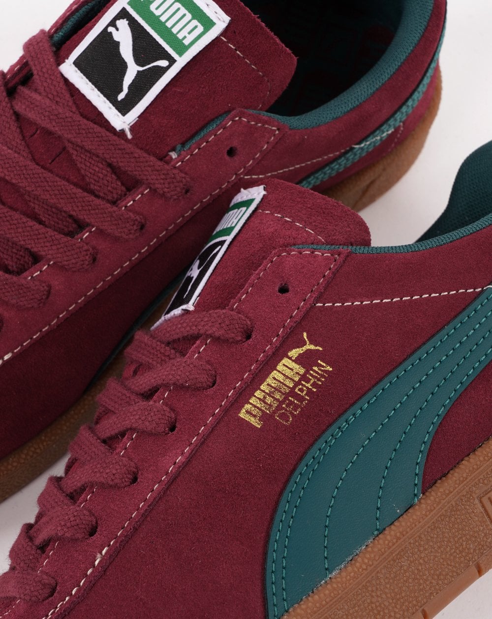 Puma Delphin Trainer Weinrot/Dunkelgrün