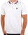 Fila Vintage Pietro Zip Polo Shirt White