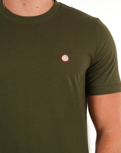 Pretty Green Mitchell T-Shirt Dunkelgrün