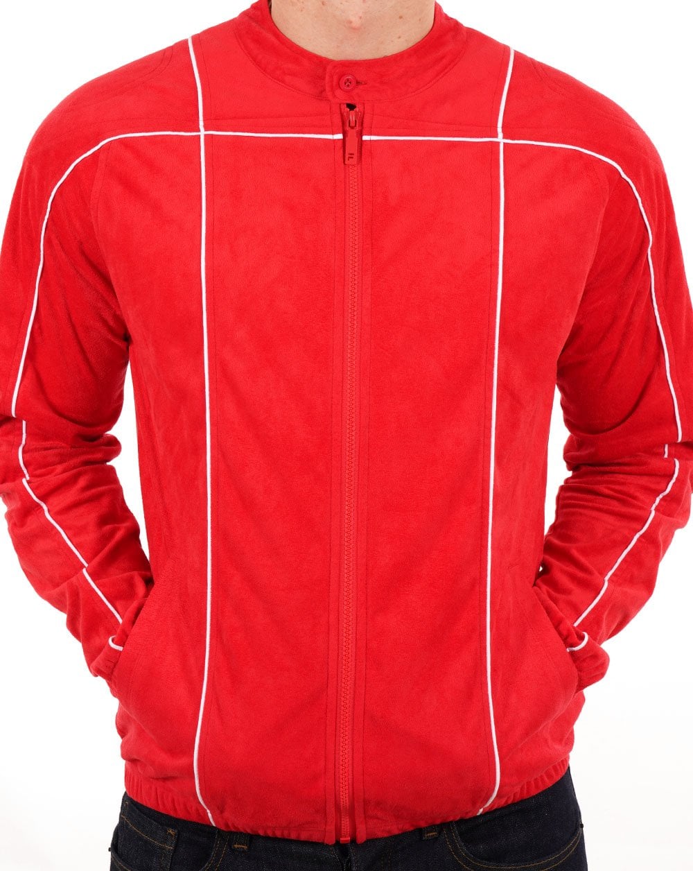 Fila Vintage Terrinda Trainingsjacke Rot/Weiß