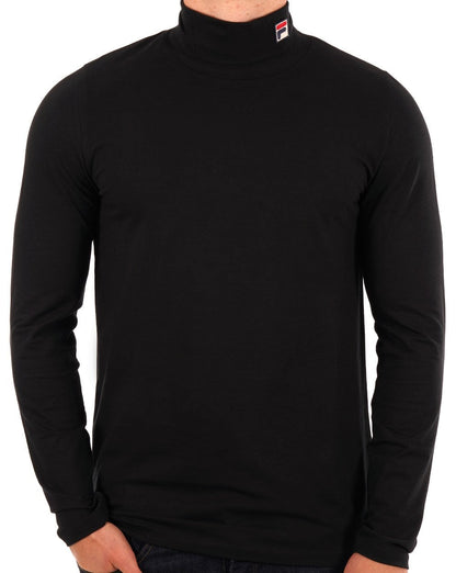 Fila Vintage Rollkragenpullover Schwarz
