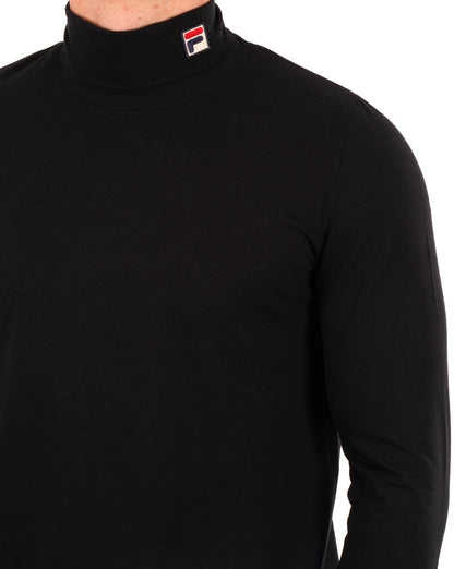 Fila Vintage Rollkragenpullover Schwarz