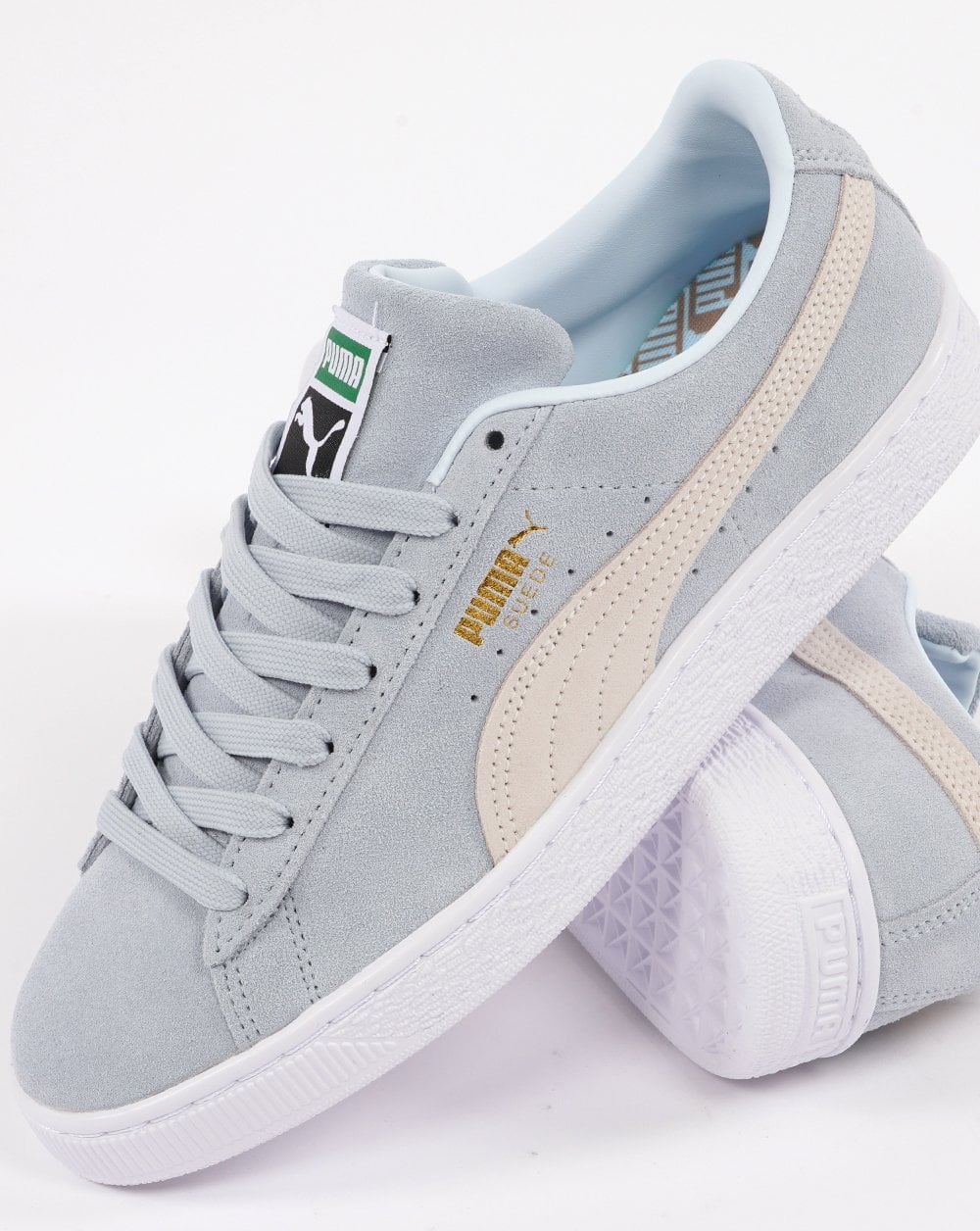 Puma Suede Classic Trainer Icy Blau/Weiß