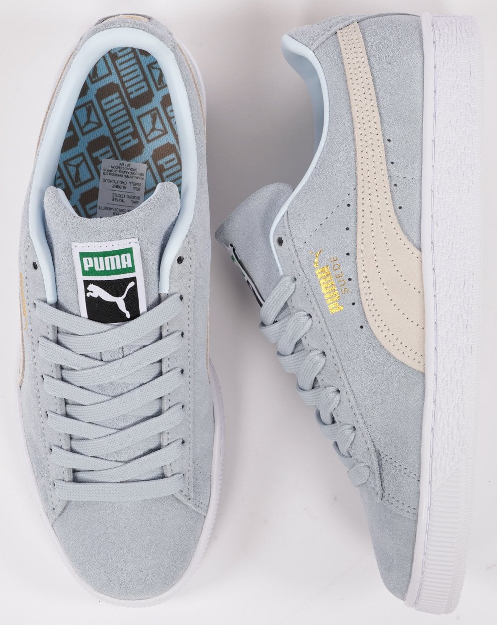 Puma Suede Classic Trainer Icy Blau/Weiß
