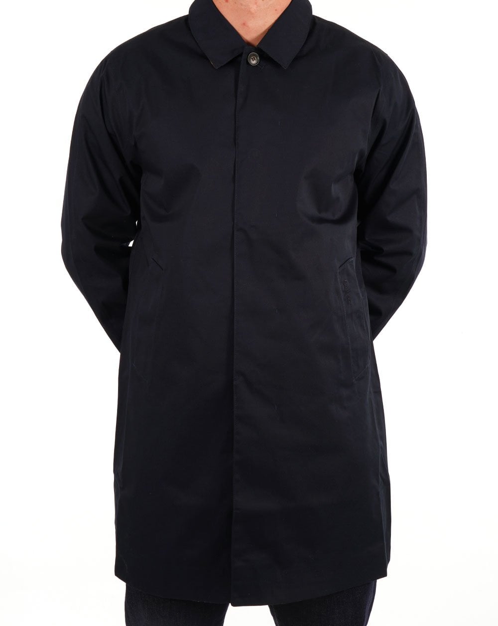 Barbour Lorden Wasserdichter Regenmantel, Marineblau