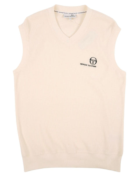 Sergio Tacchini Waffle Tank Top off White