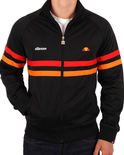 Ellesse Rimini Trainingsjacke Schwarz Rot Orange