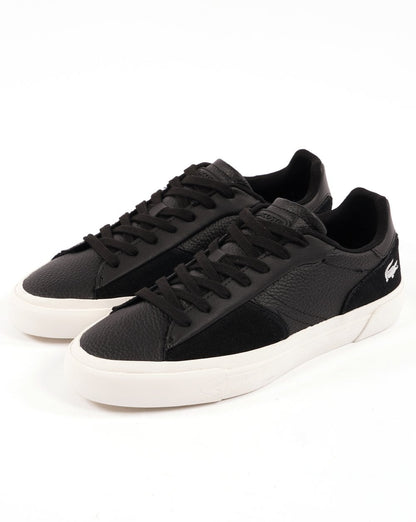 Lacoste L006 Ledersneaker Schwarz/Weiß