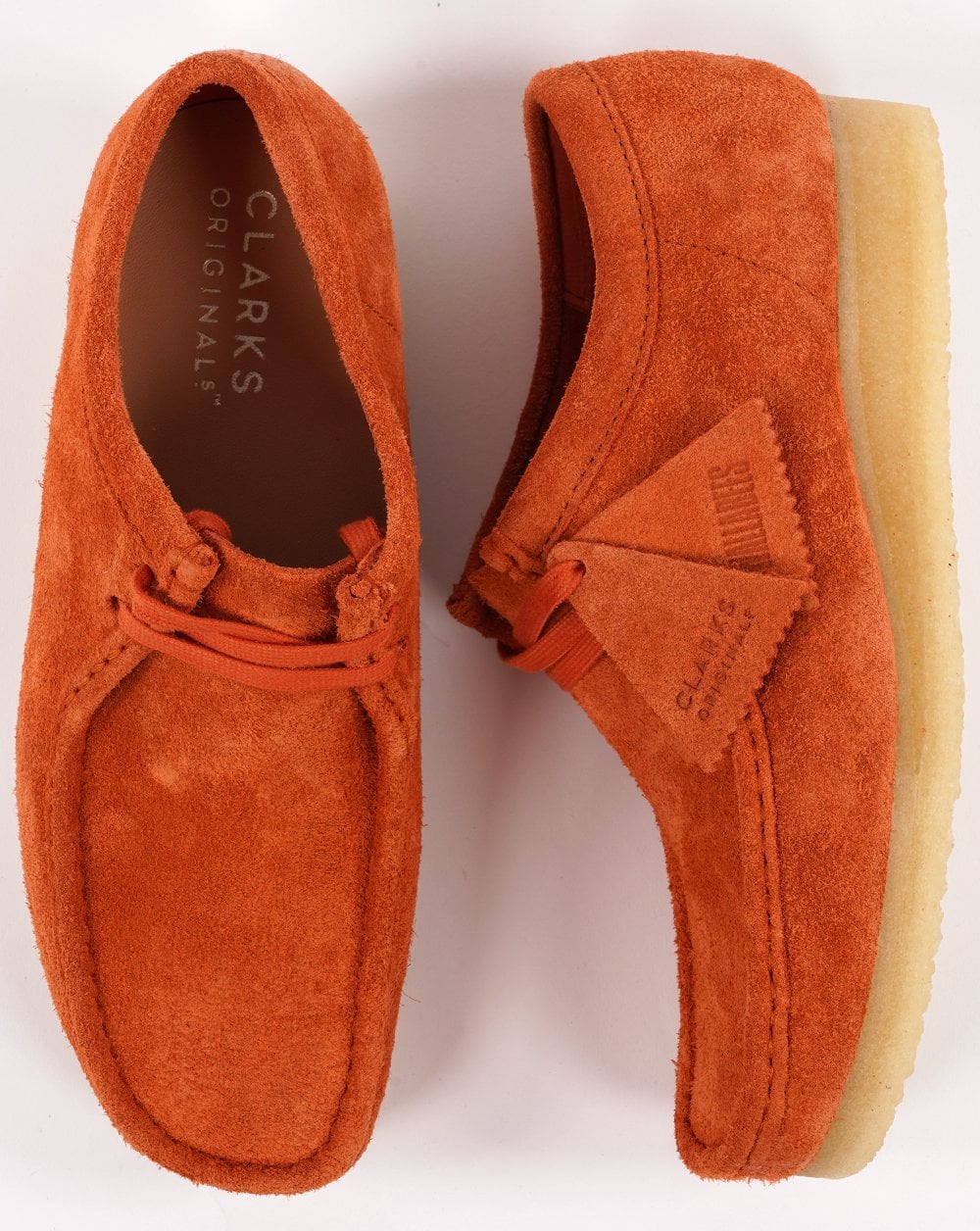 Clarks Originals – Wallabee – Schuh in Burnt Orange