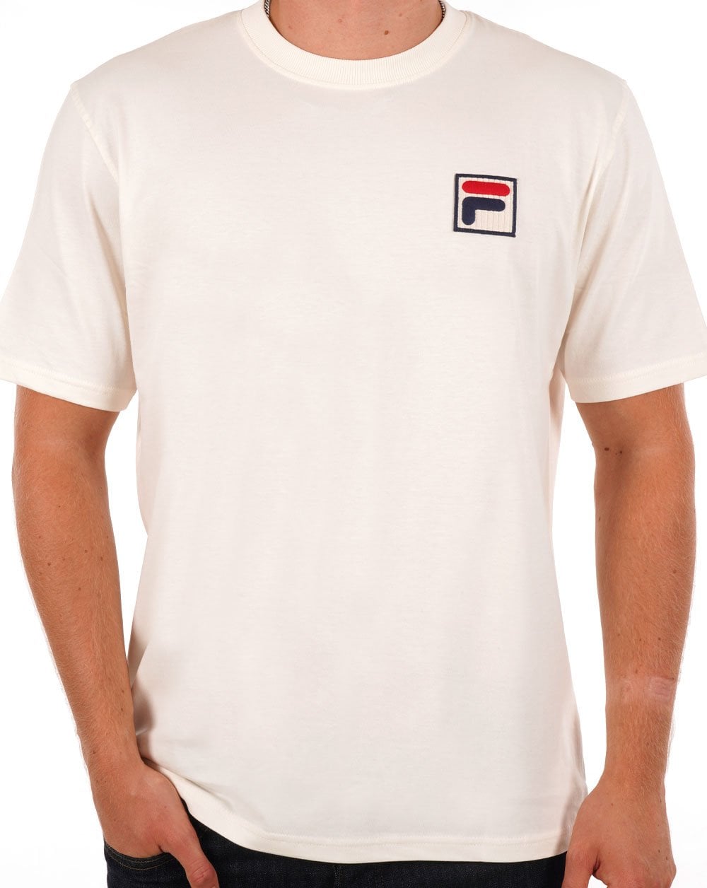 Fila Vintage Rogan T Shirt Gardenia