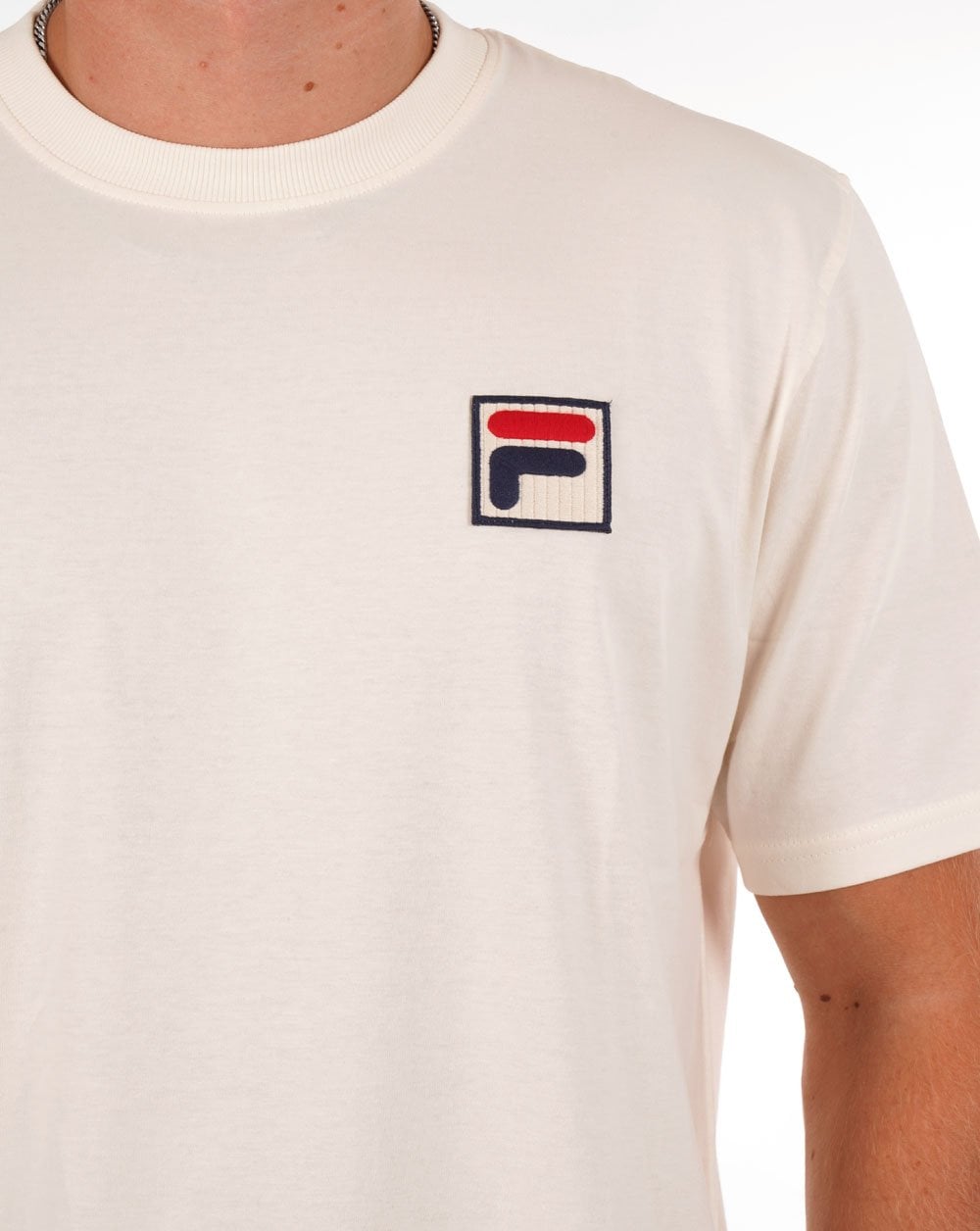 Fila Vintage Rogan T Shirt Gardenia