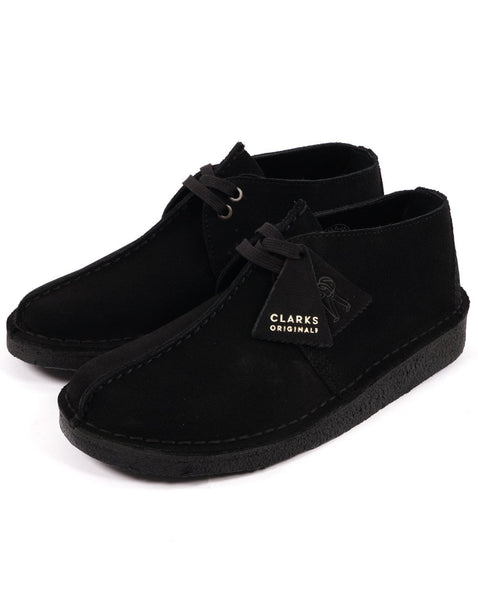 Clarks Originals Desert Trek Shoe Black Suede