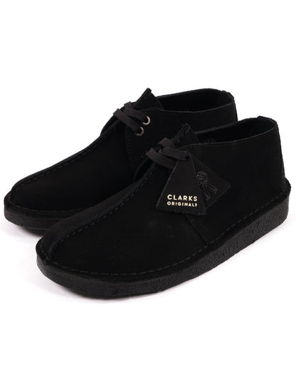 Clarks Originals Desert Trek Schuh aus schwarzem Wildleder