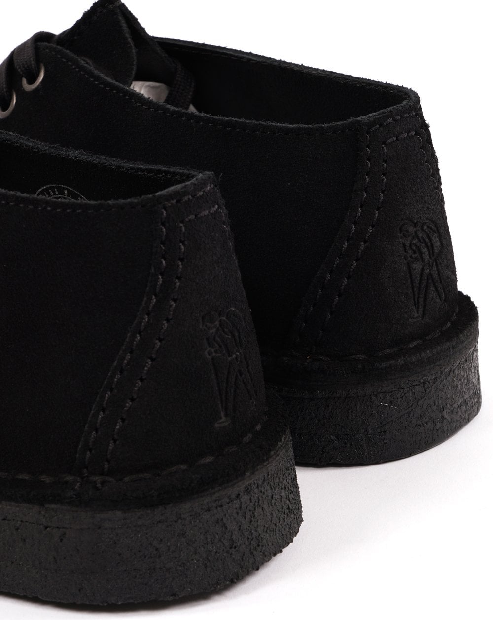 Clarks Originals Desert Trek Schuh aus schwarzem Wildleder