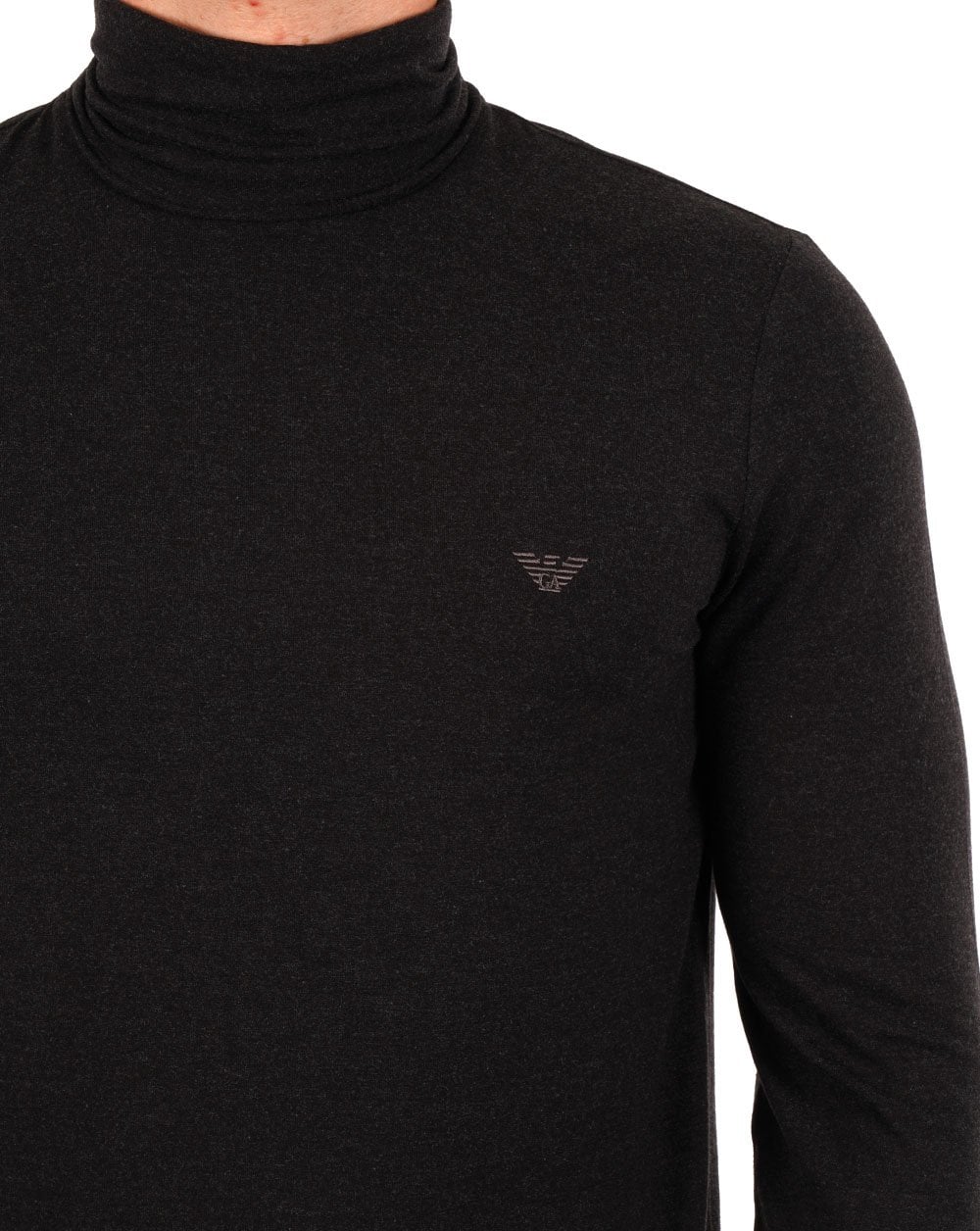 Emporio Armani Rollkragenpullover Schwarz